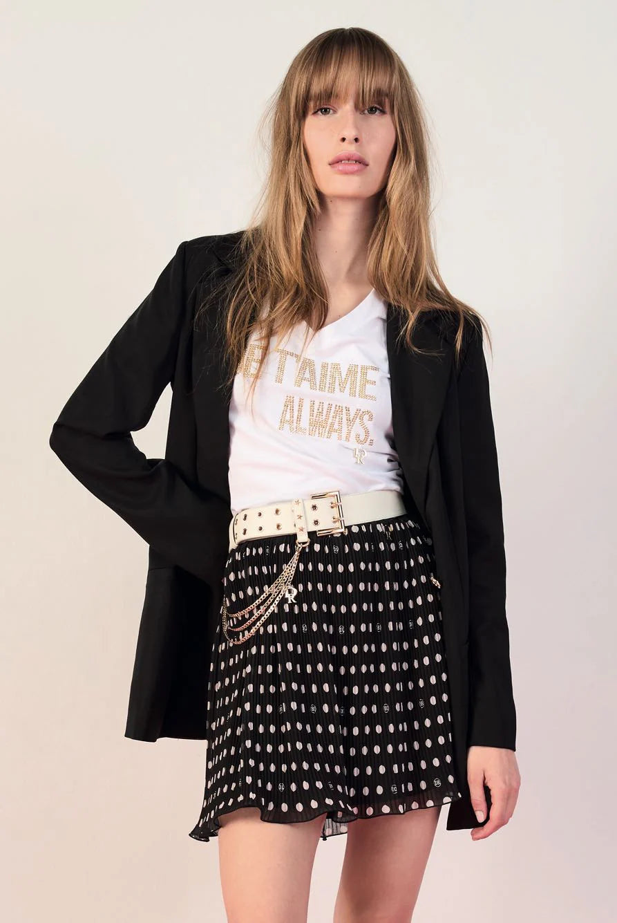 GONNA CORTA POIS SKIRT- art. 511DD75011 DENNY ROSE