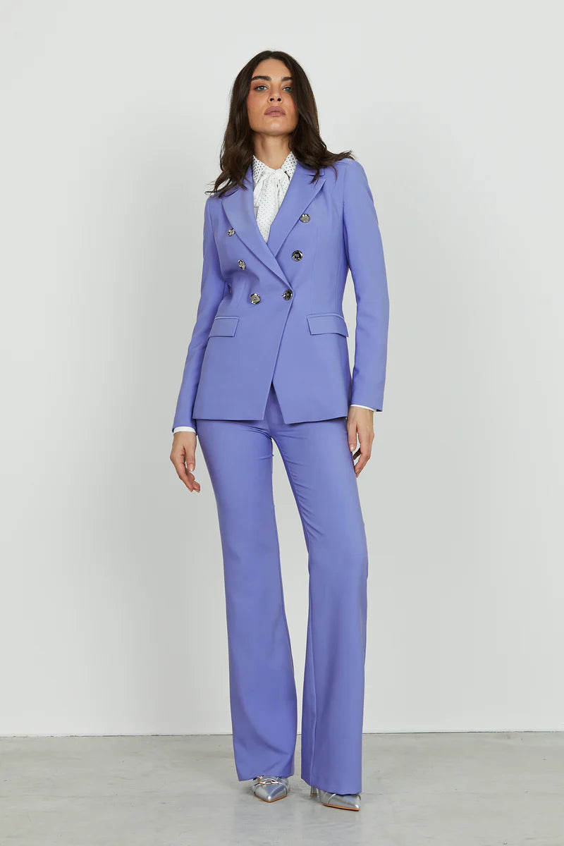 Chemisier à manches longues TUCSONAS avec col et ceinture avec strass RELISH