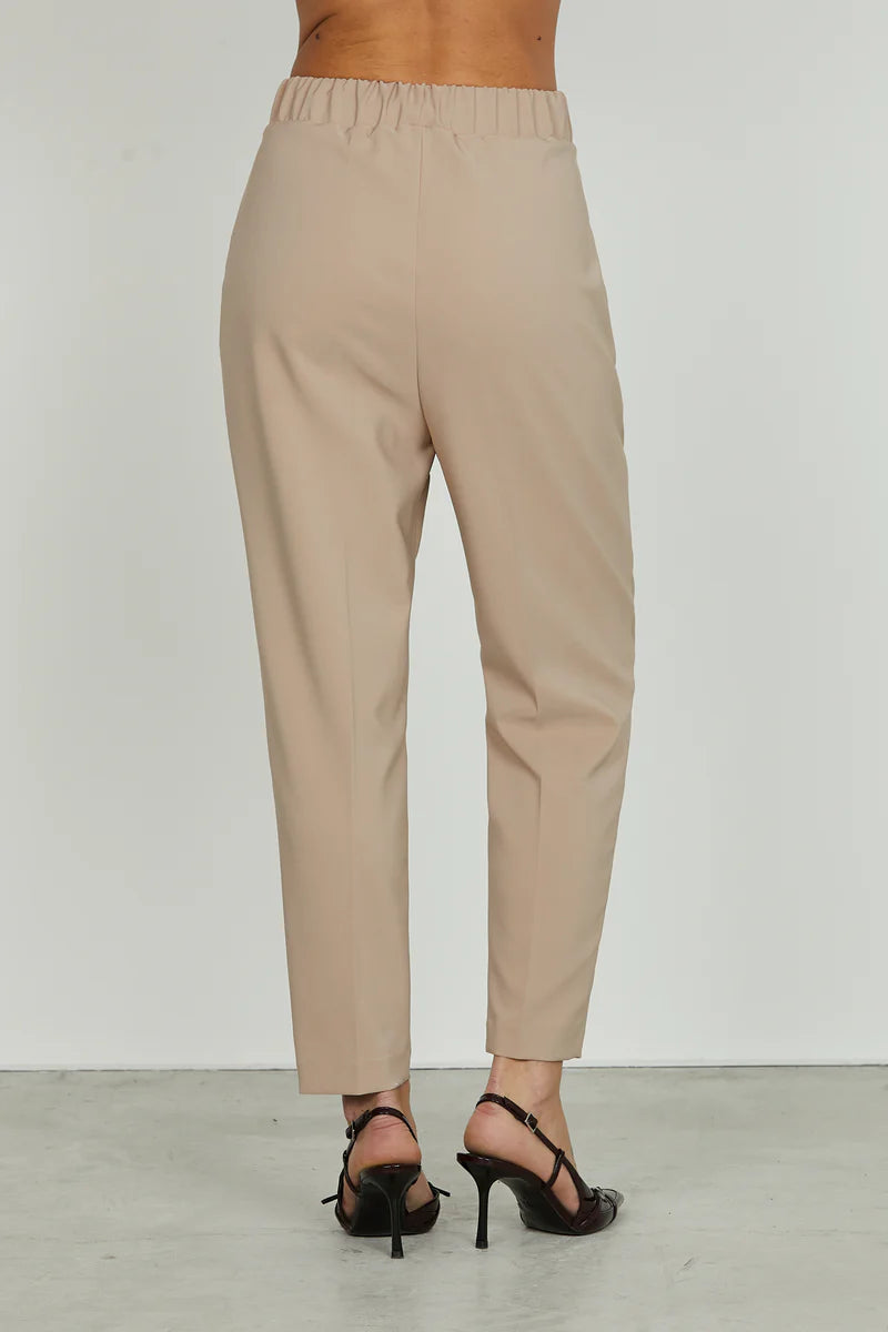 Panta DUXI vita alta con elastico più passanti con ts francesi più pieghe RELISH