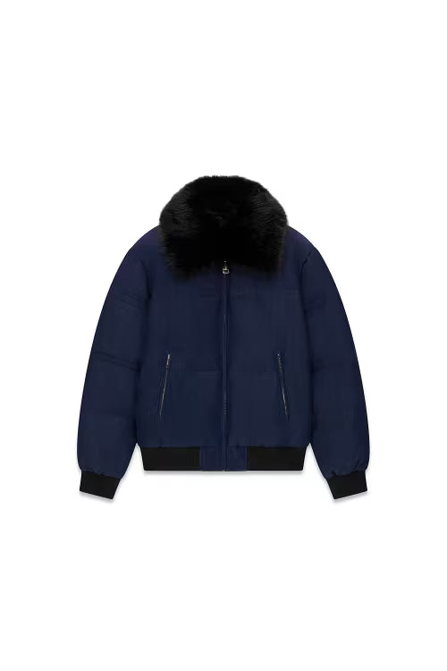 IVANA IMITATION DENIM PUFFER W6BL62 GIUBBINO GUESS