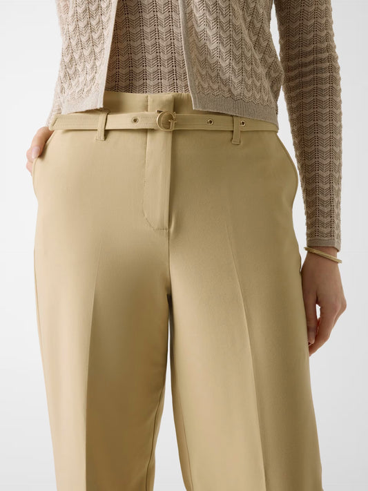 Guess W6GB17W1894 Pantaloni flare con cintura regolabile