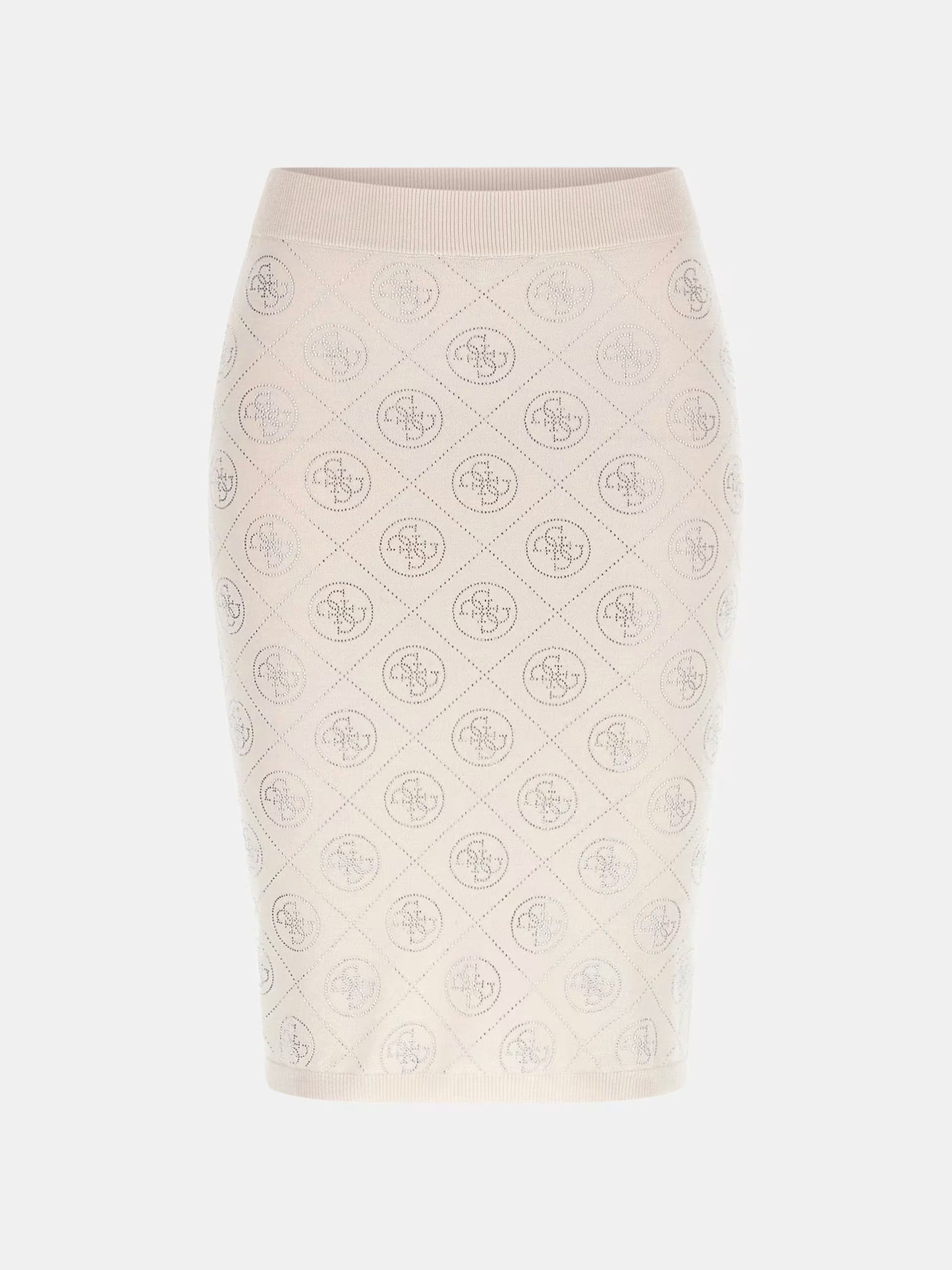 Guess W6RD0OZ3JD2 Gonna in misto lana con strass