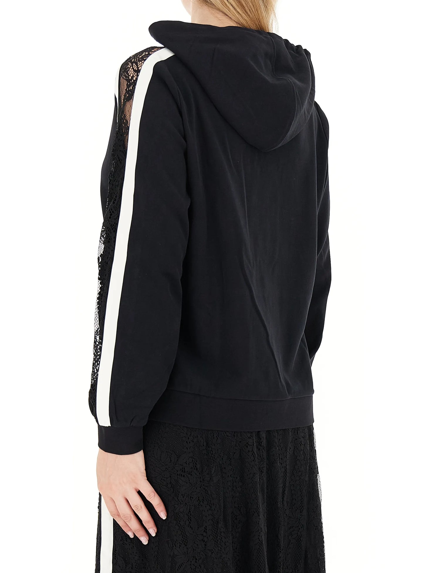 LIU JO SPORT Felpa con pizzo TF5144J4523 COLORE 03N66