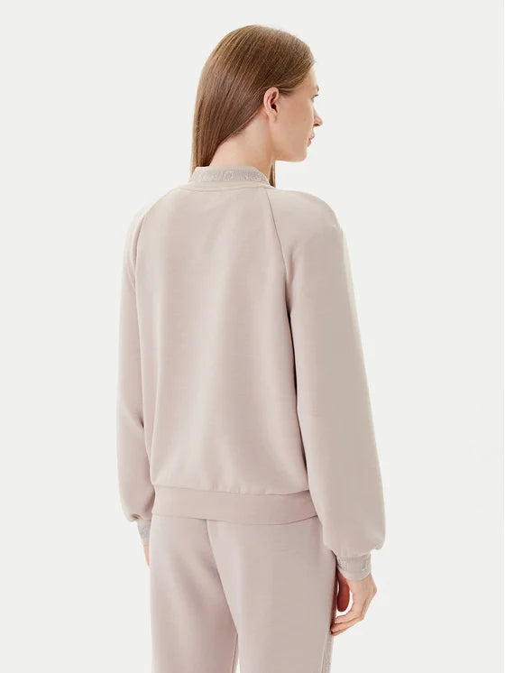 Liu Jo Felpa TF5090 J4616 Beige Regular Fit