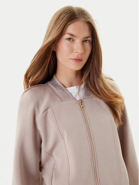 Liu Jo Felpa TF5090 J4616 Beige Regular Fit