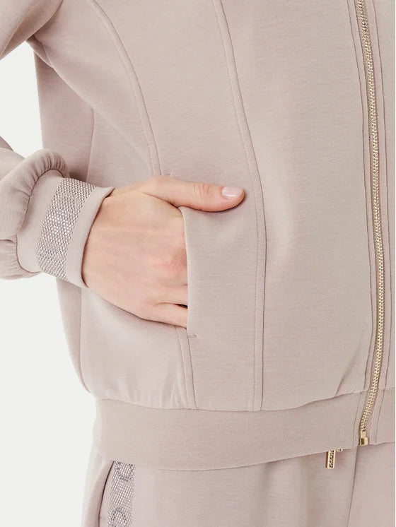 Liu Jo Felpa TF5090 J4616 Beige Regular Fit