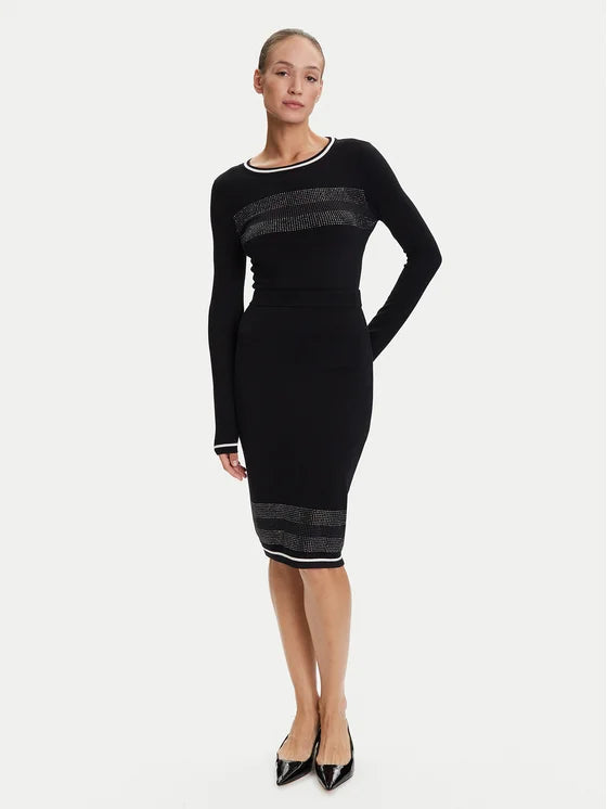 Liu Jo Sport Maglione TF5209 MS49I Nero Regular Fit
