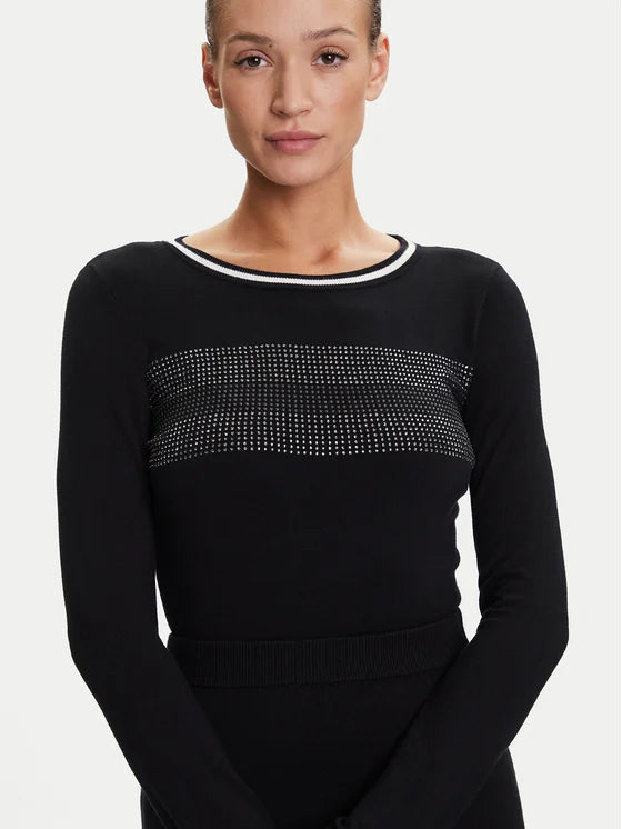 Liu Jo Sport Maglione TF5209 MS49I Nero Regular Fit