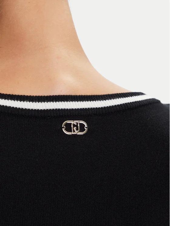 Liu Jo Sport Maglione TF5209 MS49I Nero Regular Fit