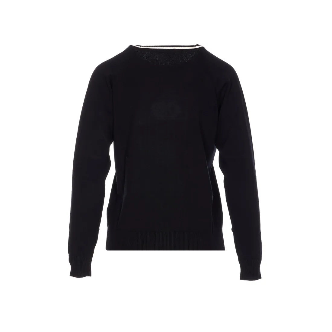 Maglia LIUJO Articolo TF5078M63L COLORE NERO\BIANCO LOGO STRASS