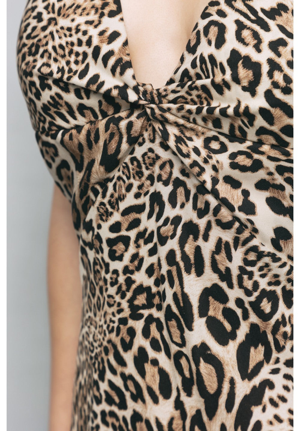 Midi dress in viscose with neckline on the back Gaelle GBDP16571