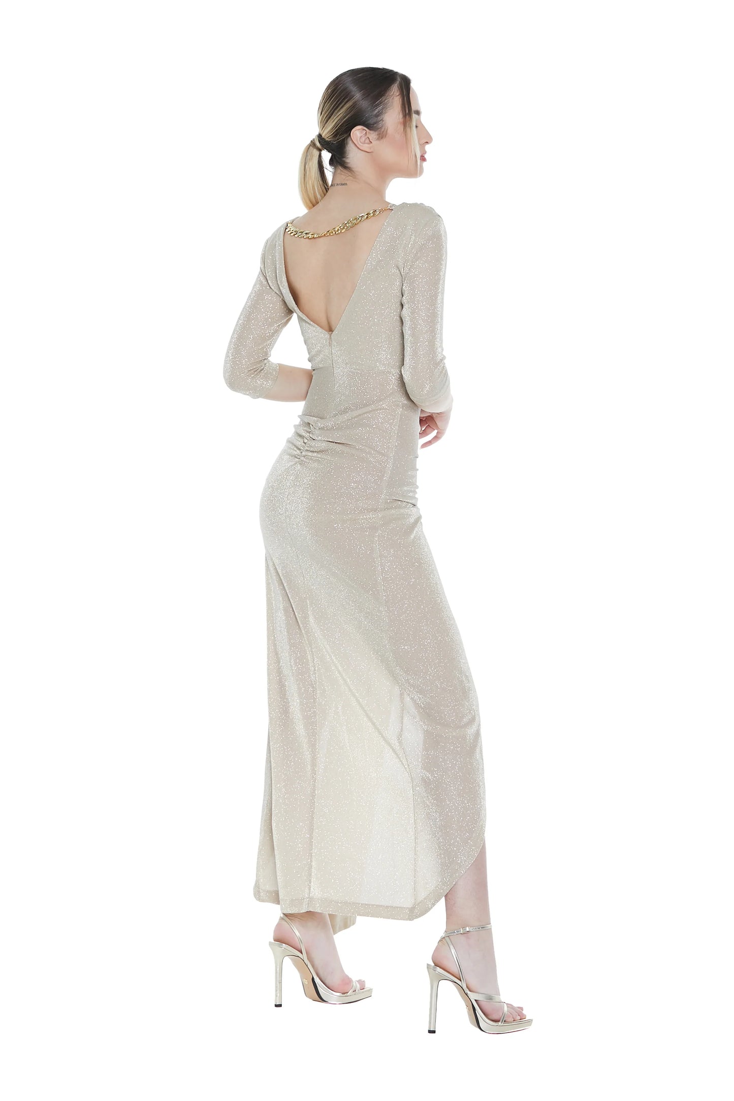 GHERAD long dress with 3/4 sleeves RCP2309621033