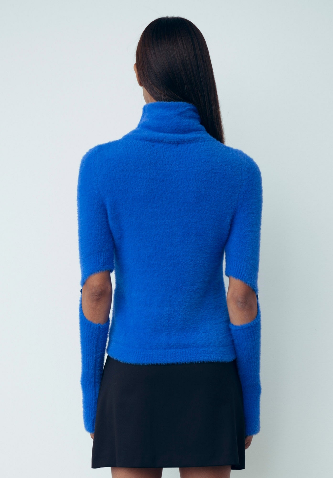 Pull Dolcevita In Maglia Bluette - Gaëlle Paris SKU: GBDP19551-V1