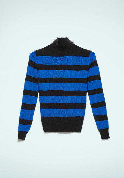 Pullover In Maglieria Bluette Nero - Gaëlle Paris SKU: GBDP19578-V1 €169,00