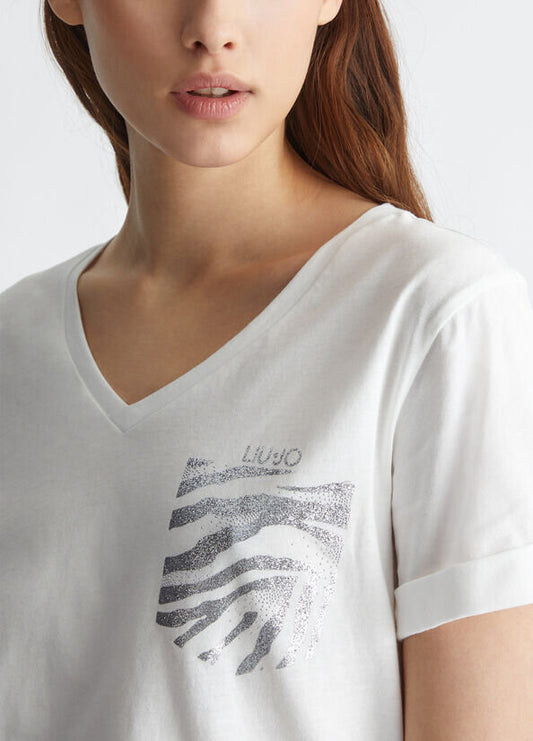 Liu Jo t-shirt in cotone ARTICOLO  TF4078 J6040