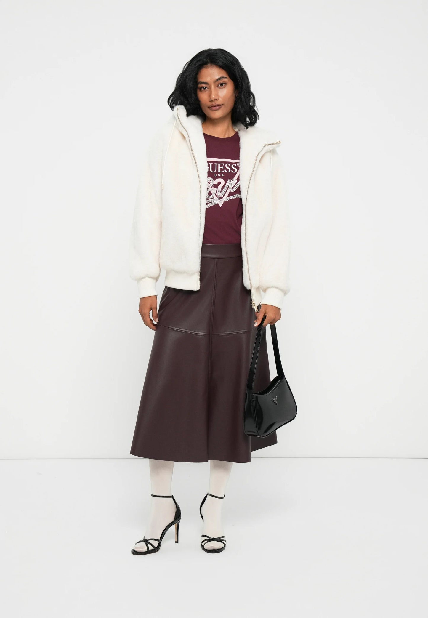 Guess LUCREZIA - Giacca invernale - cream white