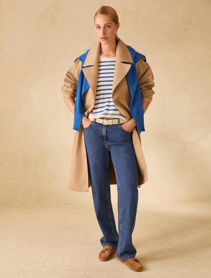 Penny Black PBBVETTURA Trench doppiopetto in gabardine - SABBIA