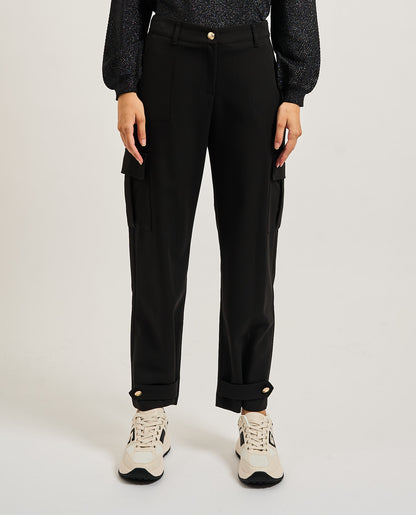 Pantaloni cargo donna di Gaudi con cinturini SKU: 521BD250292001