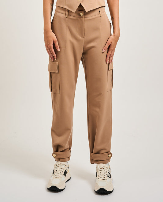 Pantaloni cargo donna di Gaudi con cinturini SKU: 521BD250292369