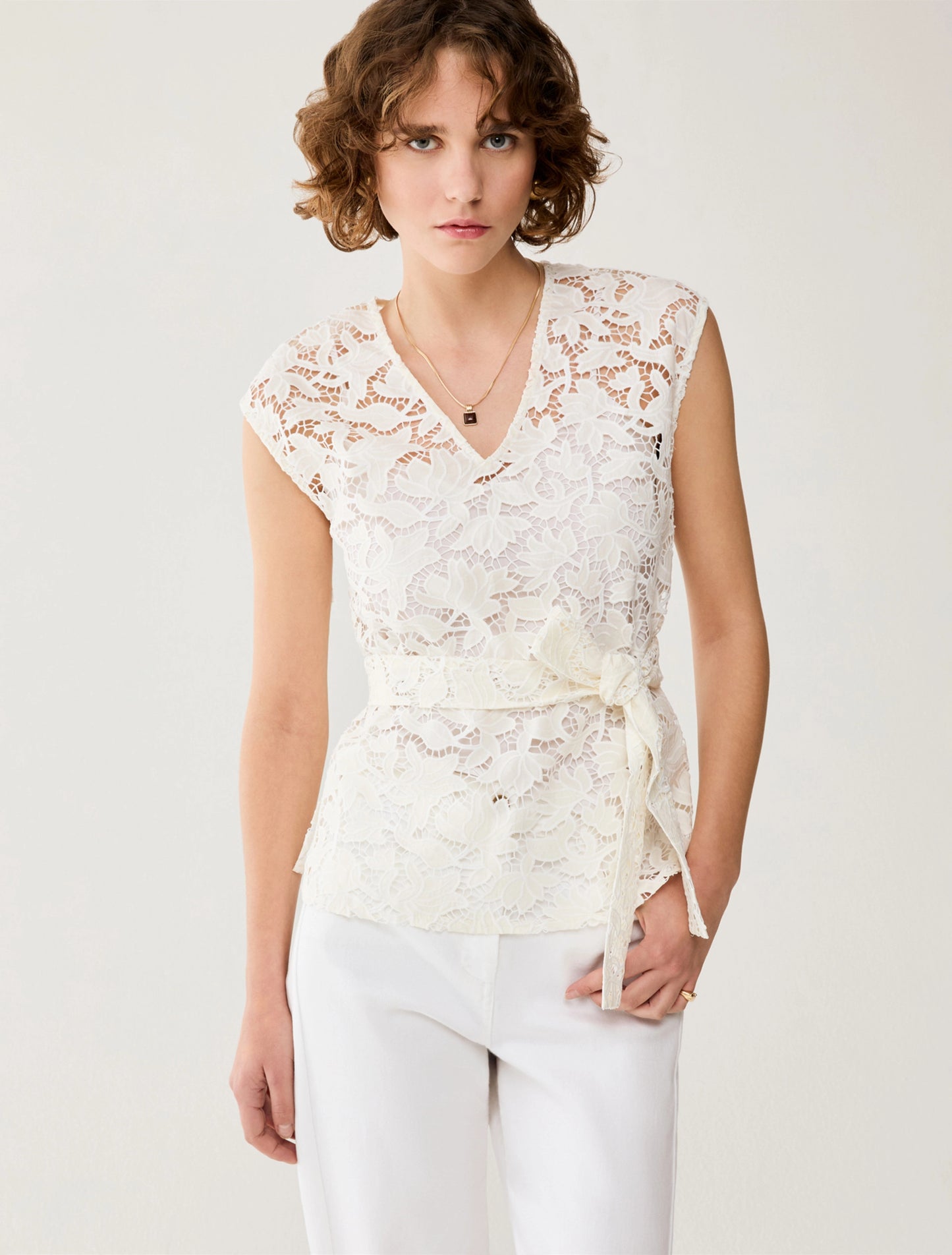 Penny Black PBPPALIO Blusa in cotone sangallo
