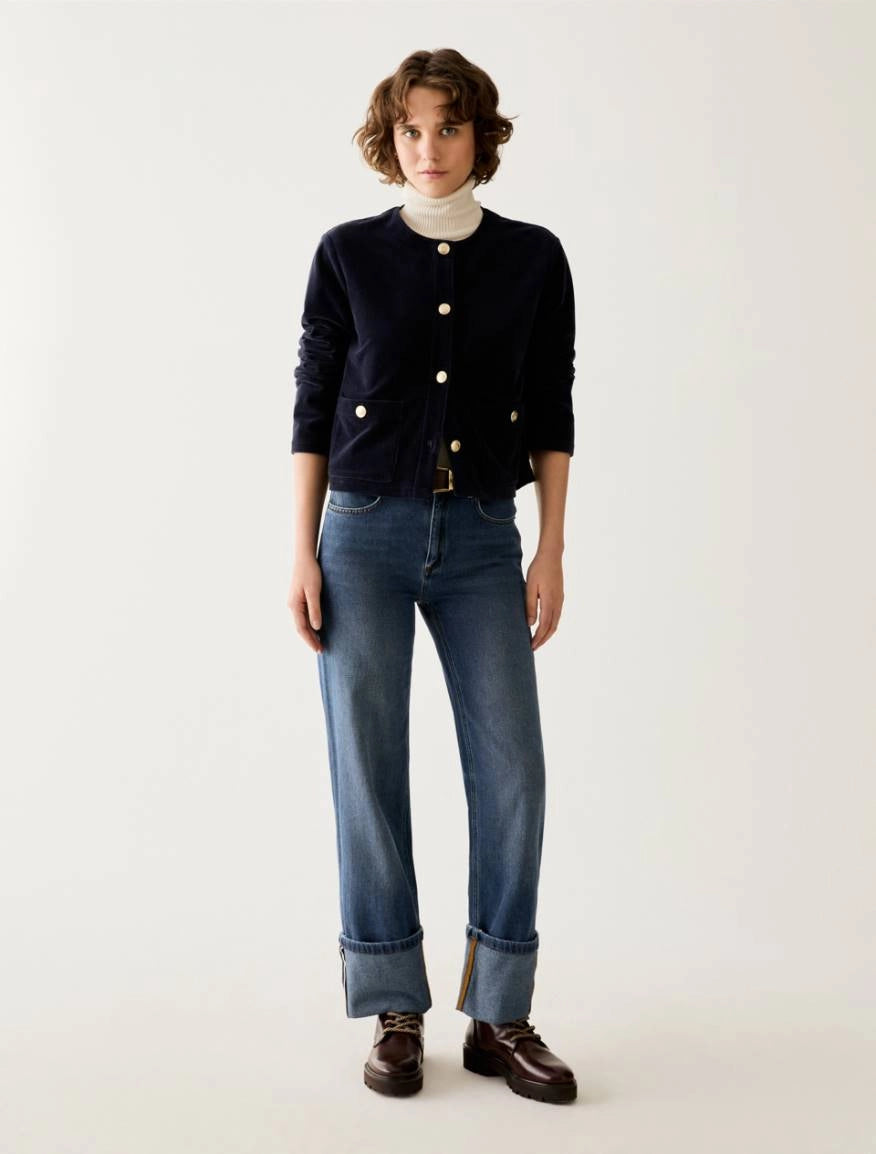 Jeans straight fit - BLUE JEANS PENNY BLACK PBBSTRAIGHT