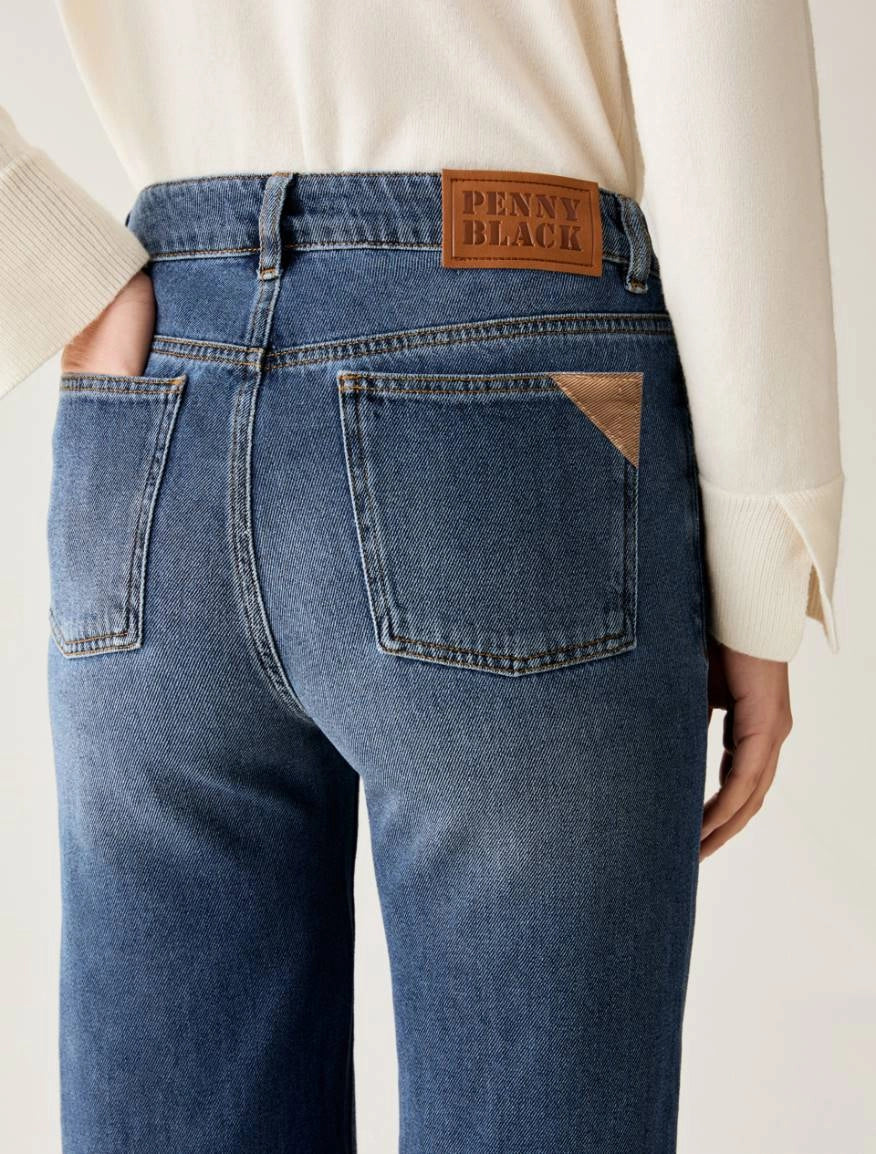 Jeans straight fit - BLUE JEANS PENNY BLACK PBBSTRAIGHT