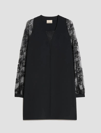 Tunic dress in twill e pizzo - NERO Nome prodotto:  PBPCOLIMBO PENNY BLACK