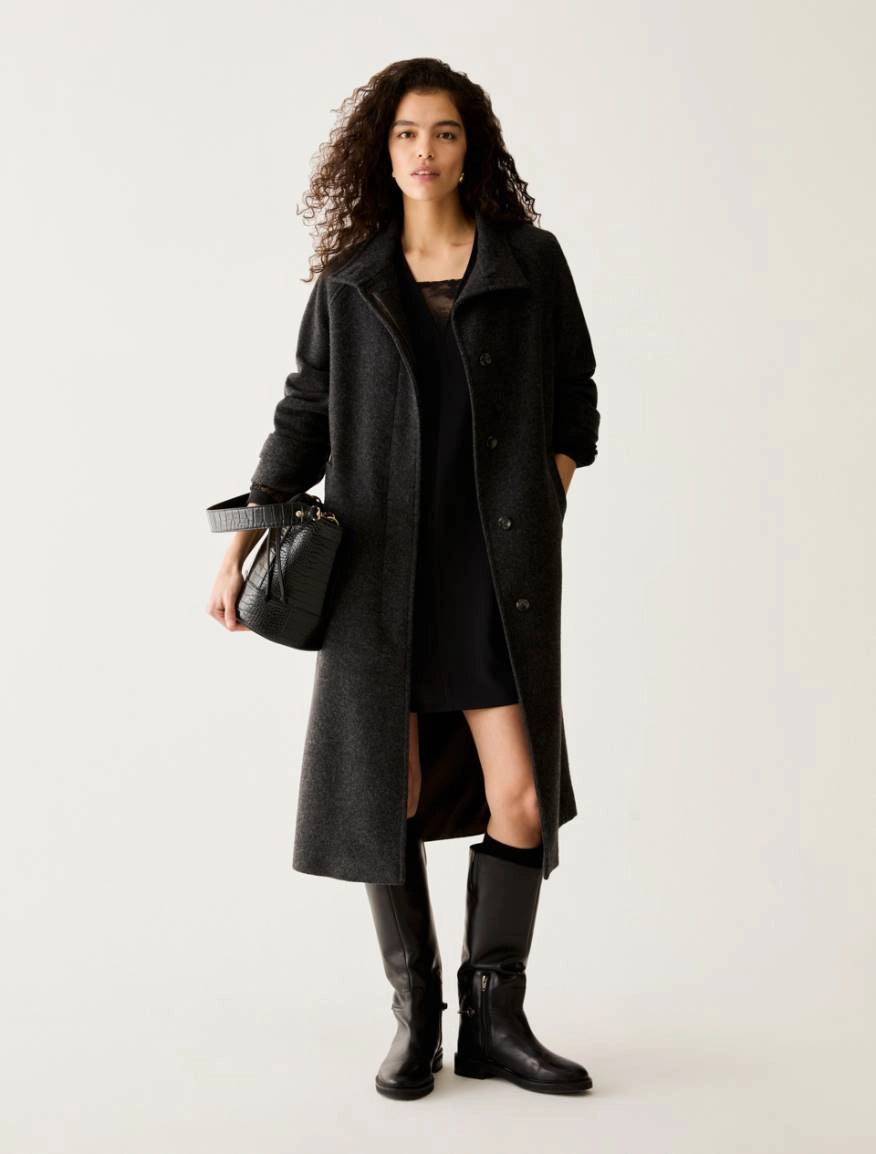 Tunic dress in twill e pizzo - NERO Nome prodotto:  PBPCOLIMBO PENNY BLACK