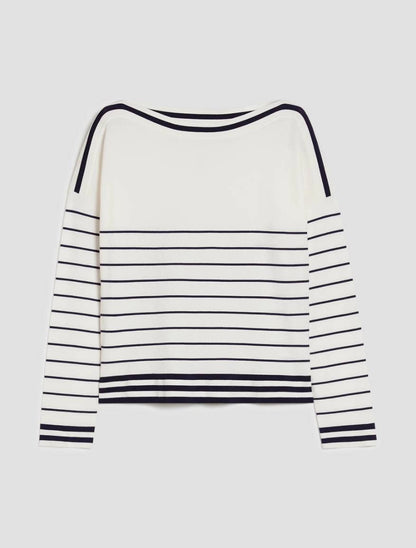 Penny Black PBJCAMPALE Marinière in maglia stretch - AVORIO