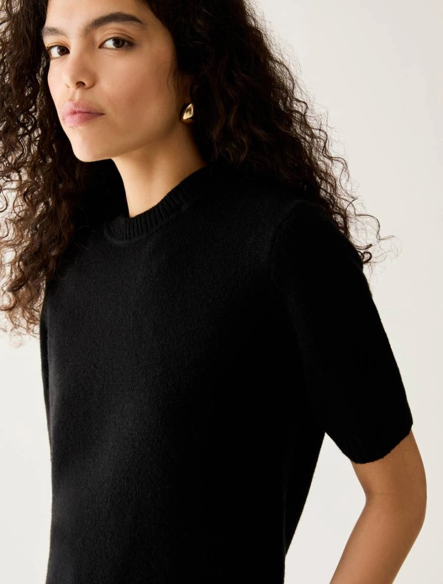 Maglia con colletto ricamato - NERO PENNY BLACK PBPLAMPADA