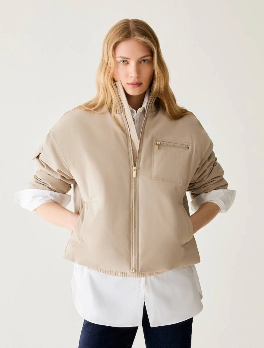Bomber imbottito antigoccia - BEIGE PENNY BLACK PBBFUNALE