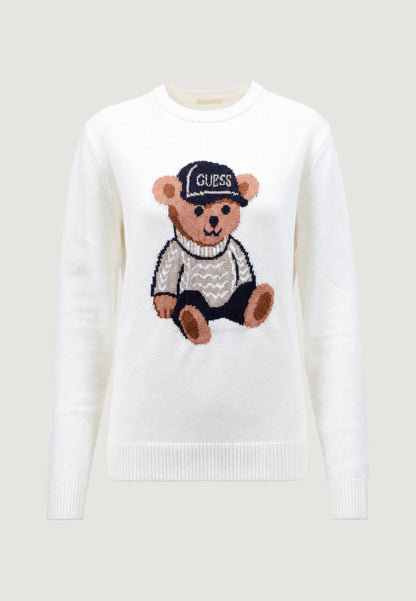 Guess LS CN ALICIA BEAR SW W6BR84 Z1927 - Maglione