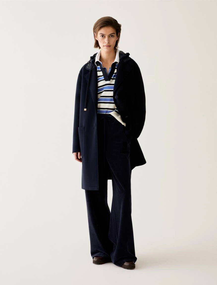 Cappotto in jersey doppio - NAVY PENNY BLACK PBJGHIGLIA