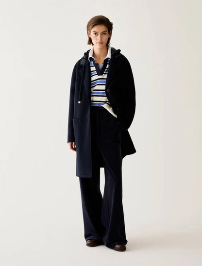 Cappotto in jersey doppio - NAVY PENNY BLACK PBJGHIGLIA