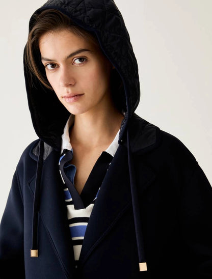 Cappotto in jersey doppio - NAVY PENNY BLACK PBJGHIGLIA