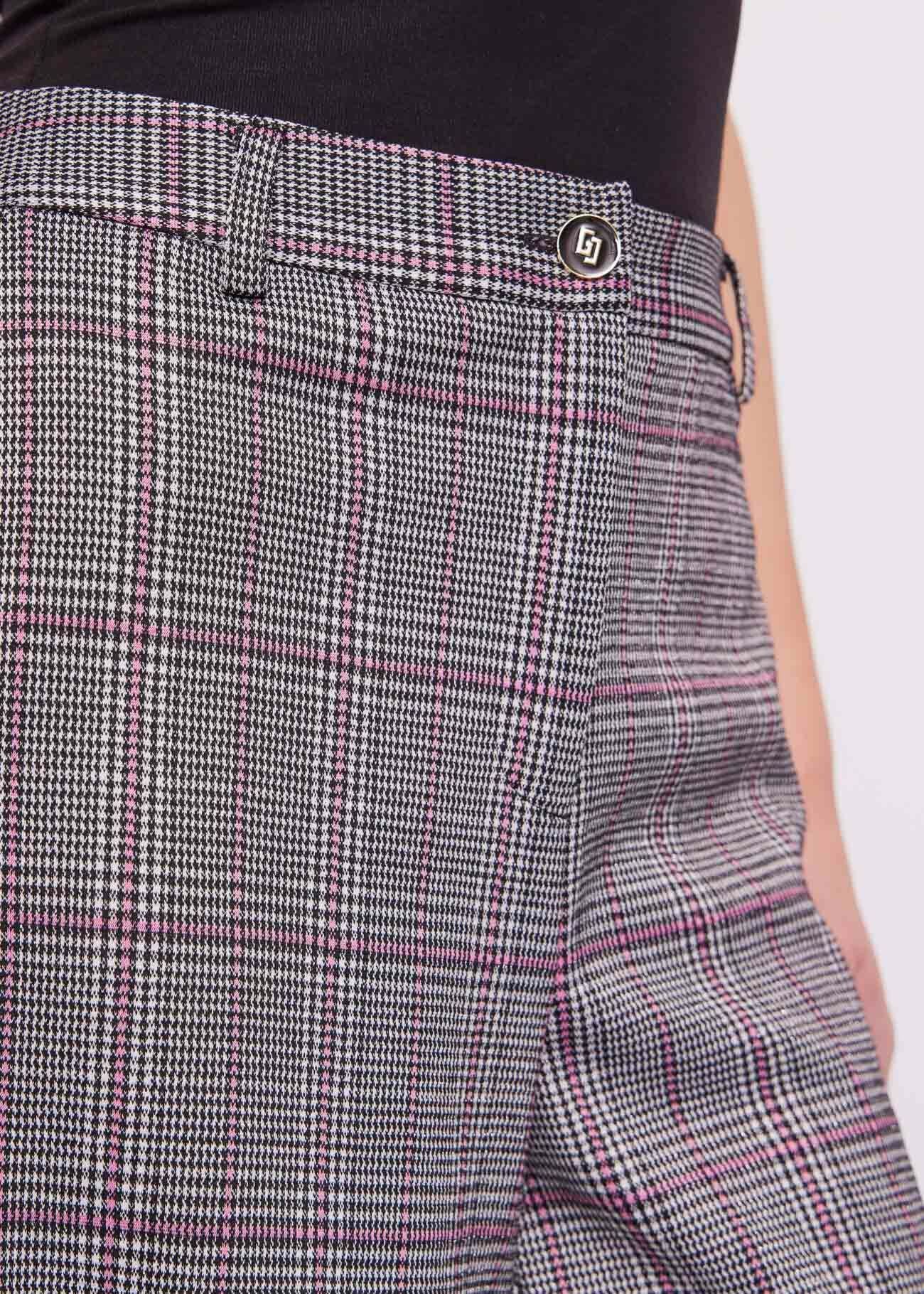GAUDI' Pantalone check jacquard ARTICOLO 421BD24003