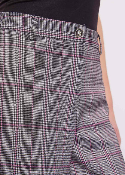 GAUDI' Pantalone check jacquard ARTICOLO 421BD24003