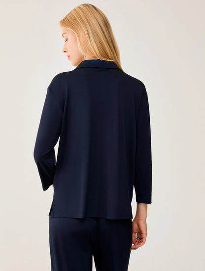 Fluid piqué jersey polo shirt PENNY BLACK PBJVOLANTE - 1971066602003