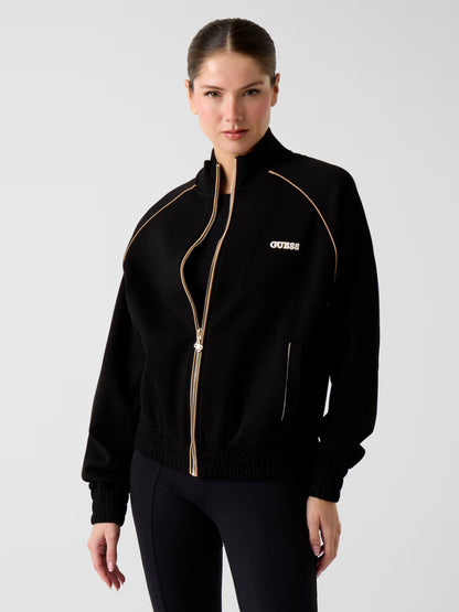 Guess V6RQ00KD852 Maglione a collo alto con zip integrale