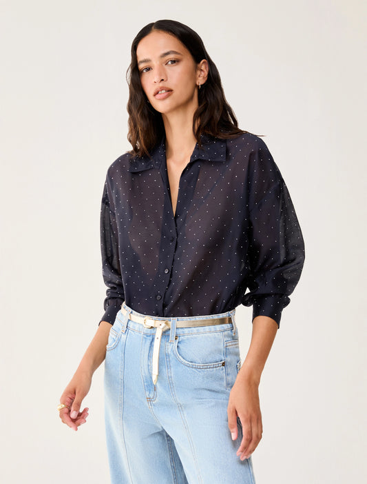 Penny Black PBPGIOSTRA - 1111256202001 Camicia in voile con strass