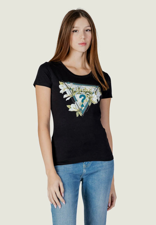 SS CN TRIANGLE TEE - T-shirt con stampa - black