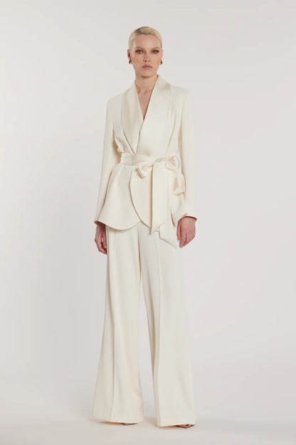 Relish Pantalone GASMAN vita alta ampia più tasche più bustino con arricciatura