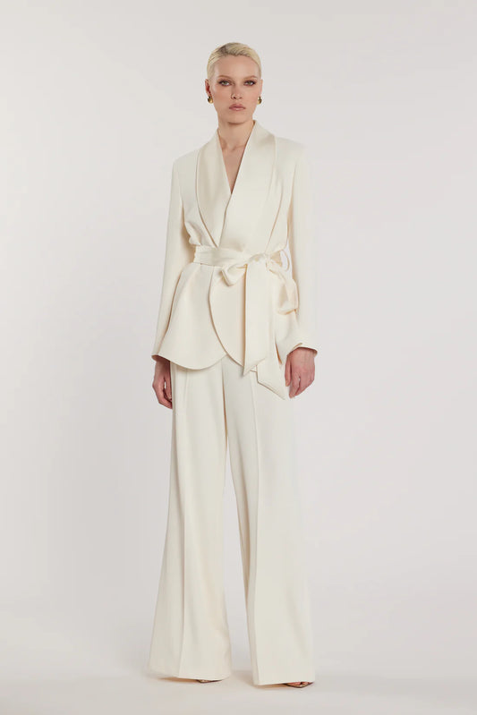 Relish Pantalone GASMAN vita alta ampia più tasche più bustino con arricciatura