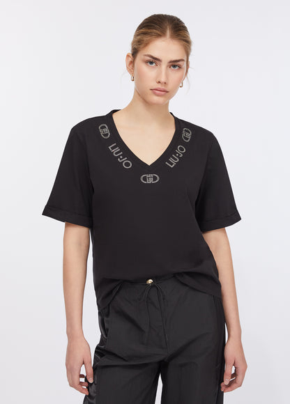 Liu Jo TF5143JS003M9888XXS T-Shirt Better