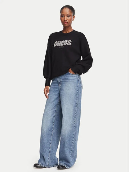 Guess Maglione W6YR30Z0978 Nero Regular Fit