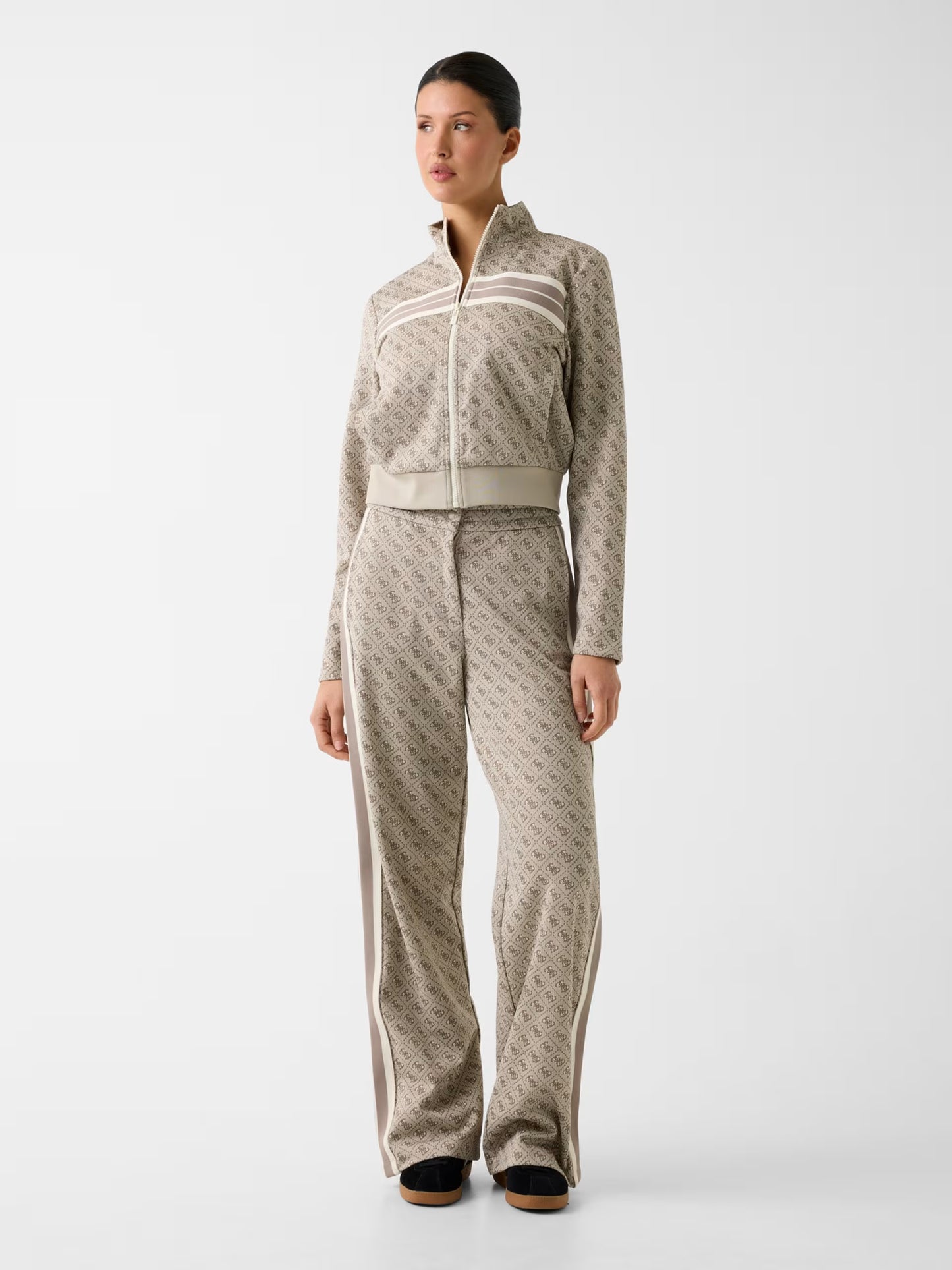 Guess V6GB04K2955 Pantaloni felpati con logo 4G