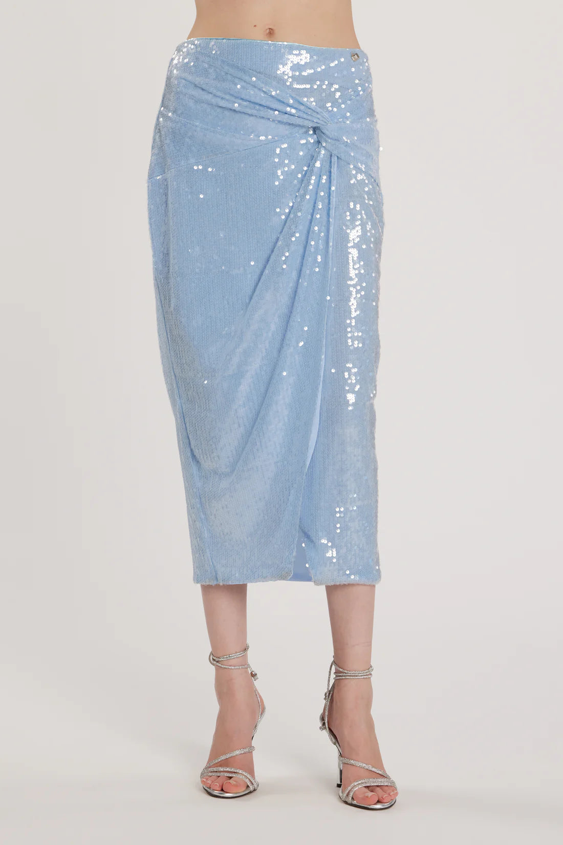 Relish Gonna KIMM longuette incrocio davanti più spacco full paillettes