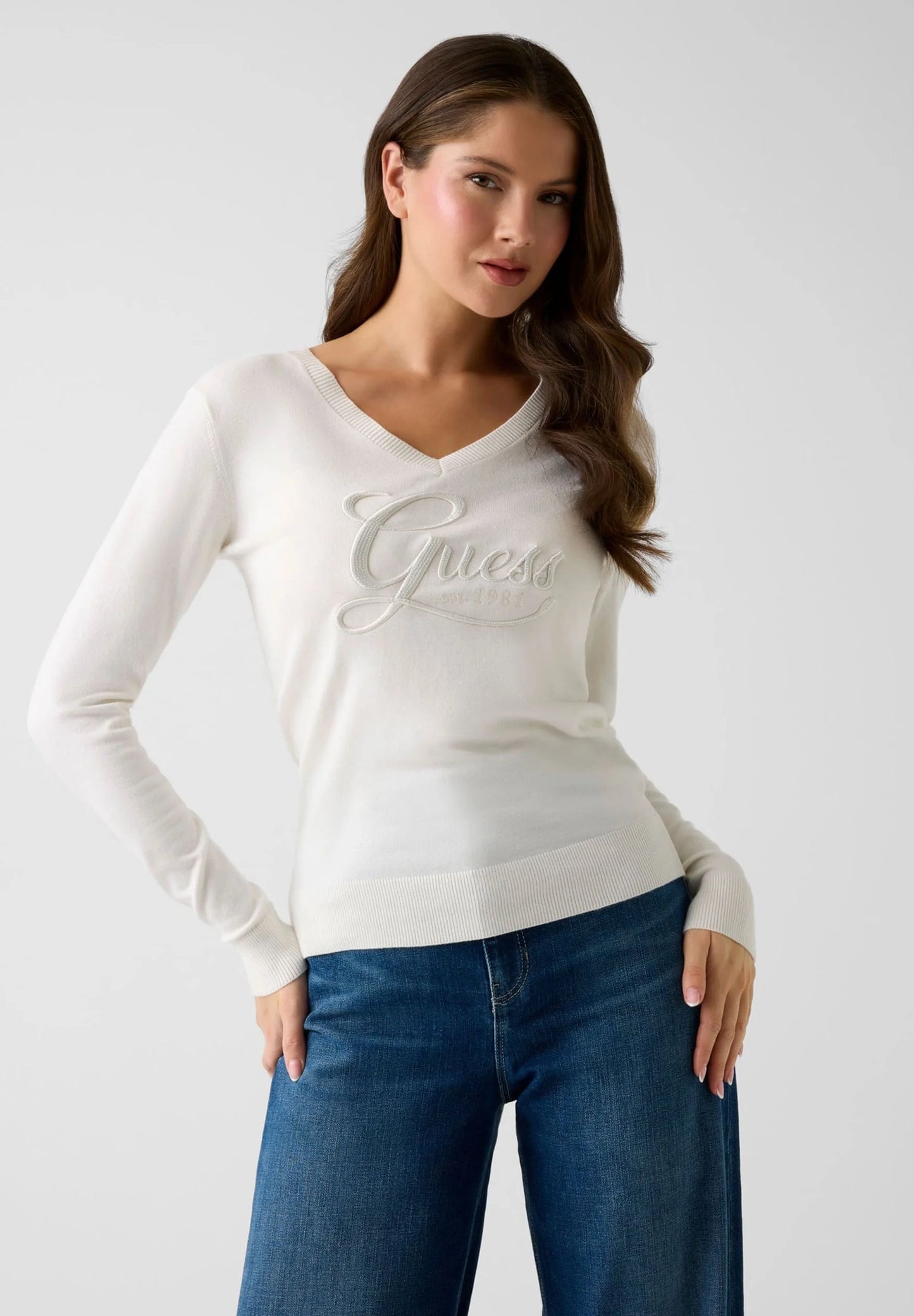 Guess STEPHANIE LOGO - Maglione