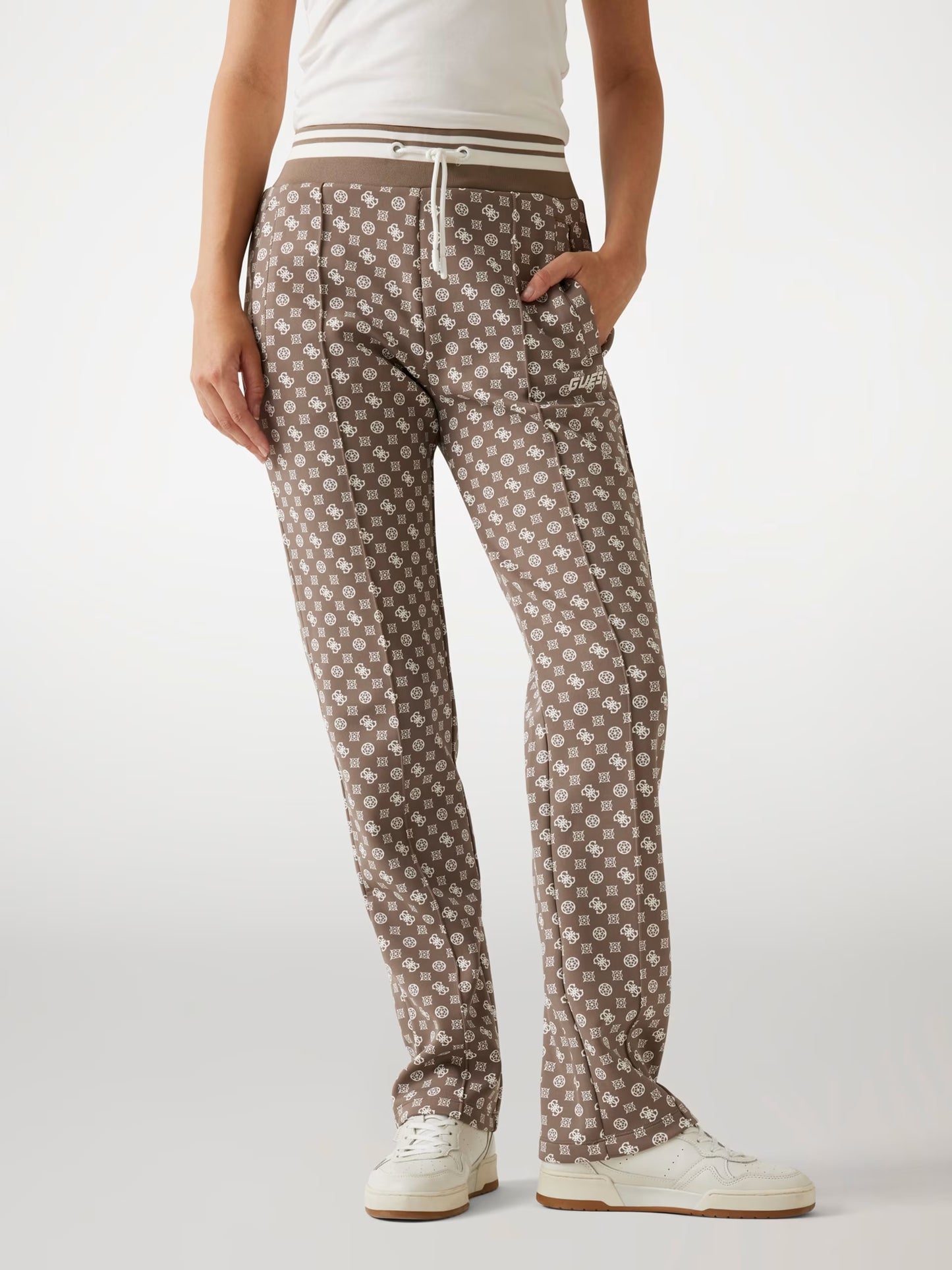 Guess V5YB20KB212 Pantalone sportivo scuba con logo