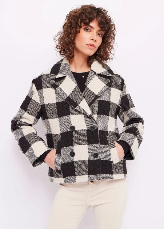 GAUDI JACKET Double-breasted check Article 321BD35022_325007-01